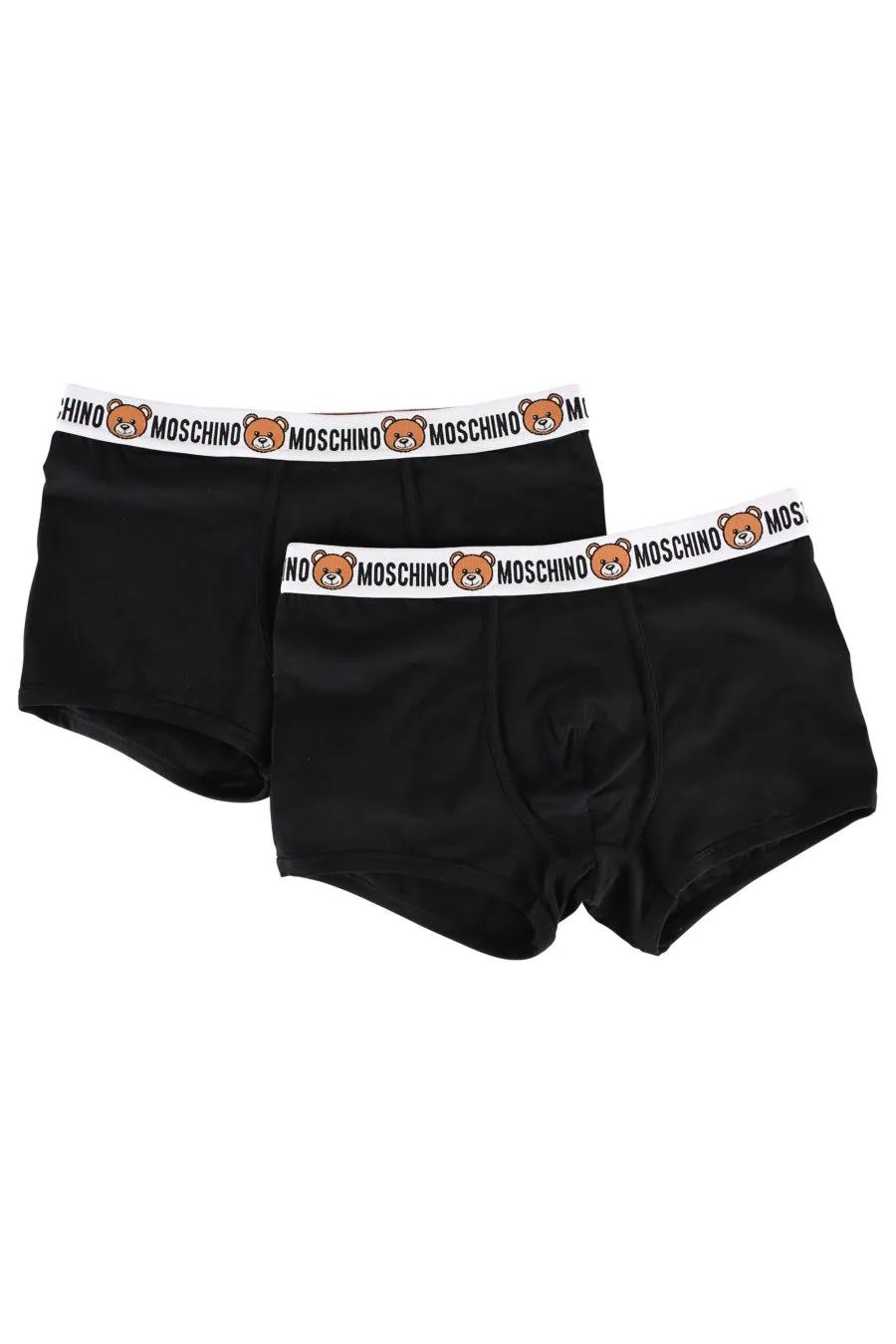 Pack de dos bóxers negros con logo oso