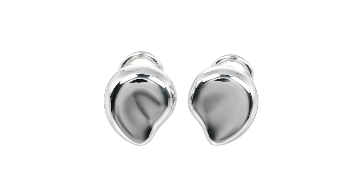 Pendientes Clip Nugget Tiffany & Co. Plata 
