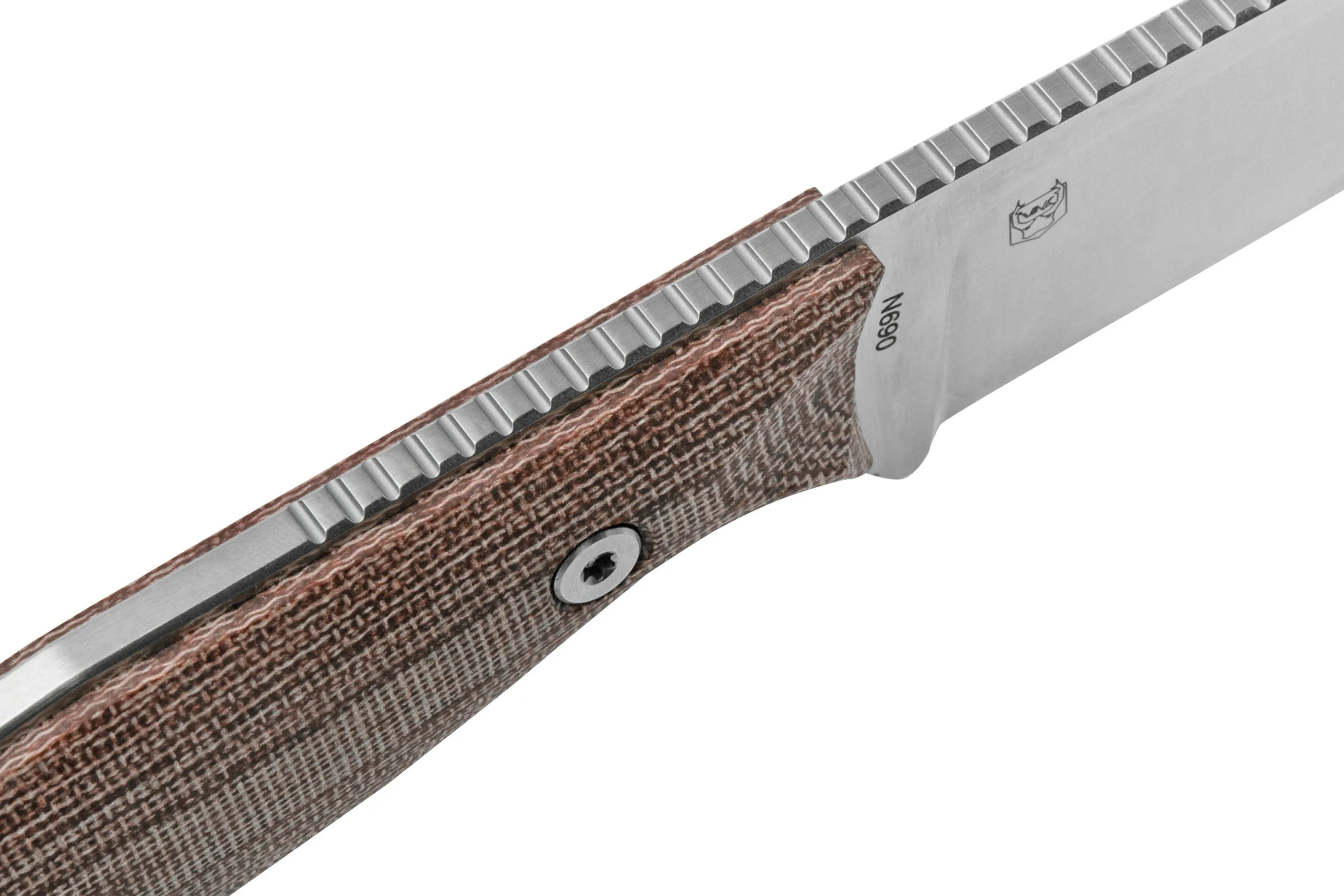 Real Steel Furrier Harpoon Red Micarta 3612RM cuchillo fijo, diseño Ivan Braginets